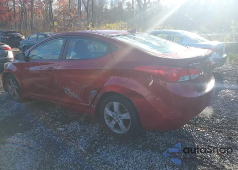 2012 Hyundai Elantra Gls (Ulsan Plant) из США, поврежденный, VIN KMHDH4AE4CU293227